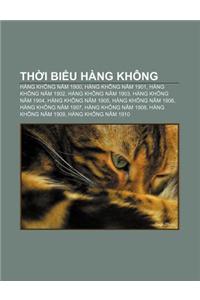 Th I Bi U Hang Khong: Hang Khong N M 1900, Hang Khong N M 1901, Hang Khong N M 1902, Hang Khong N M 1903, Hang Khong N M 1904
