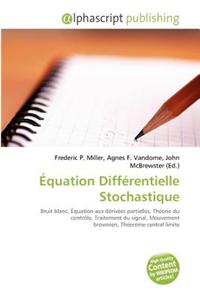 Quation Diff Rentielle Stochastique