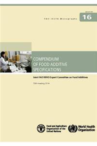 Compendium of Food Additive Specifications: Joint Fao/Who Expert Committee on Food Additives 79th Meeting 2014: Fao Jecfa Monographs No. 16