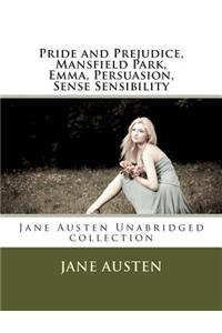 Pride and Prejudice, Mansfield Park, Emma, Persuasion, Sense Sensibility