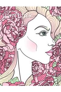 Livre de Coloriage Pour Adultes Portraits 4
