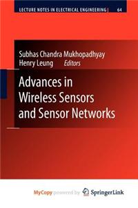 Advances in Wireless Sensors and Sensor Networks