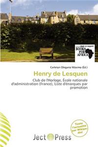 Henry de Lesquen