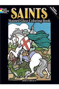 Saints Stained Glass Coloring Book