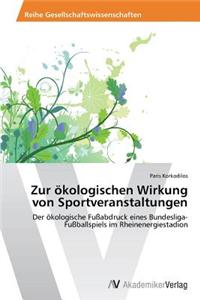 Zur Okologischen Wirkung Von Sportveranstaltungen