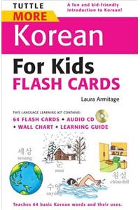 Tuttle More Korean for Kids Flash Cards