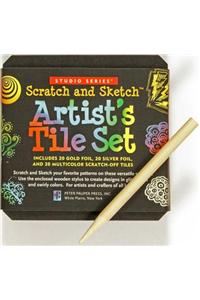 Studio Series Artist's Tiles: Scratch & Sketch (60 Pack)