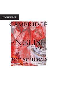 Cambridge English for Schools Level 3 Class Audio CDs (2): Level 3