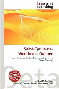 Saint-Cyrille-de-Wendover, Quebec