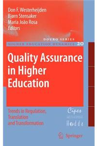 Quality Assurance in Higher Education