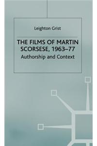 The Films of Martin Scorsese, 1963-77: Authorship and Context