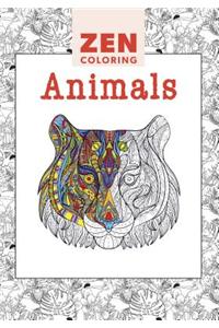 Zen Coloring: Animals