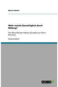 Mehr Soziale Gerechtigkeit Durch Bildung?