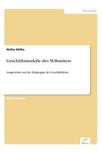 Geschaftsmodelle Des M-Business