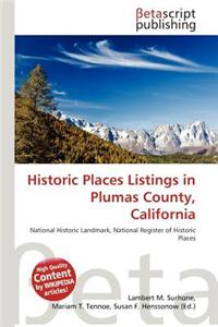 Historic Places Listings in Plumas County, California
