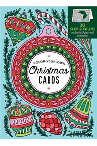 Create-Your-Own Handmade Christmas Cards: 30 Cards & Envelopes to Color, Including 5 Pop-Out Ornaments