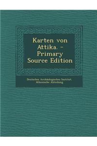 Karten Von Attika.