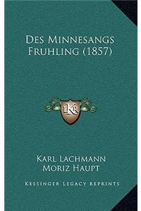Des Minnesangs Fruhling (1857)