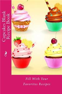Cupcakes Blank Recipe Book