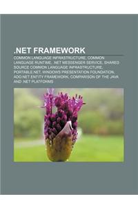 .Net Framework: Common Language Infrastructure, Common Language Runtime, .Net Messenger Service, Shared Source Common Language Infrast