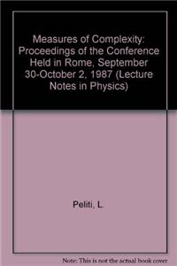 Measures of Complexity