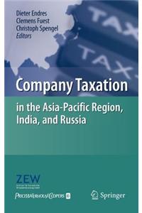Company Taxation in the Asia-Pacific Region, India, and Russia