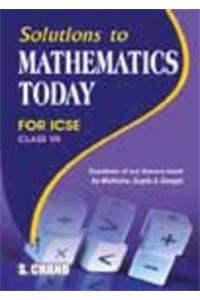 Solution To Mathematics Today7 (icse)