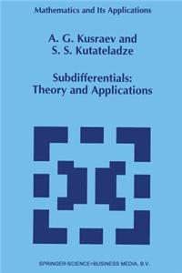 Subdifferentials: Theory and Applications