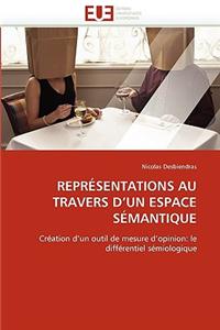 Representations Au Travers D''Un Espace Semantique = Repra(c)Sentations Au Travers D''Un Espace Sa(c)Mantique