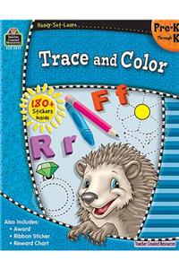 Trace and Color, Grade PreK-K