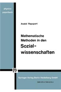 Mathematische Methoden in Den Sozialwissenschaften