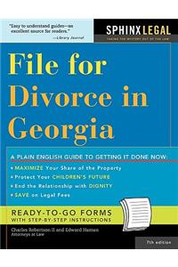 File for Divorce in Georgia