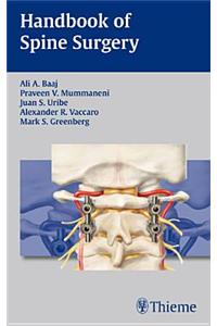 Handbook of Spine Surgery
