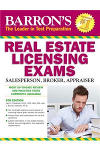 Barron's Real Estate Licensing Exams, 9th Edition