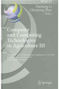 Computer and Computing Technologies in Agriculture