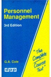 Personnel Management: Theory and Practice
