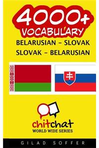 4000+ Belarusian - Slovak Slovak - Belarusian Vocabulary