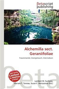 Alchemilla Sect. Geraniifoliae