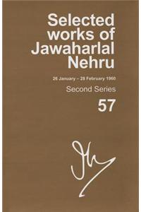 Selected Works of Jawaharlal Nehru (26 January-28 February 1960): Second Series, Vol. 57