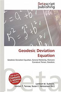 Geodesic Deviation Equation