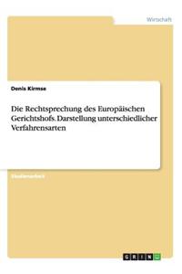 Die Rechtsprechung Des Europaischen Gerichtshofs. Darstellung Unterschiedlicher Verfahrensarten