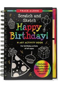 Happy Birthday! Scratch and Sketch Tracealong