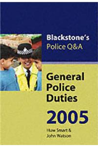 General Police Duties: 2005