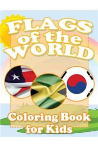 Flags of the World Coloring Book for Kids