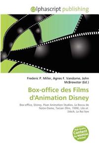 Box-Office Des Films D'Animation Disney