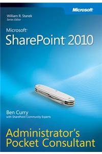 Microsoft SharePoint 2010 Administrator's Pocket Consultant
