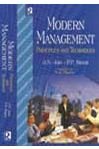 Modern Management : Principles And Techniques