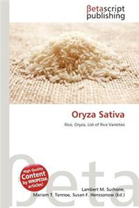 Oryza Sativa