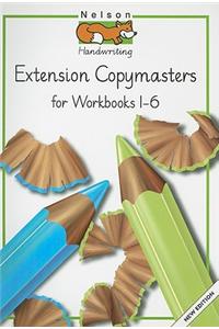 Nelson Handwriting: Extension Copymasters for Workbooks 1-6