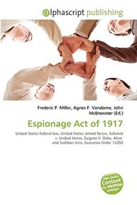 Espionage Act of 1917